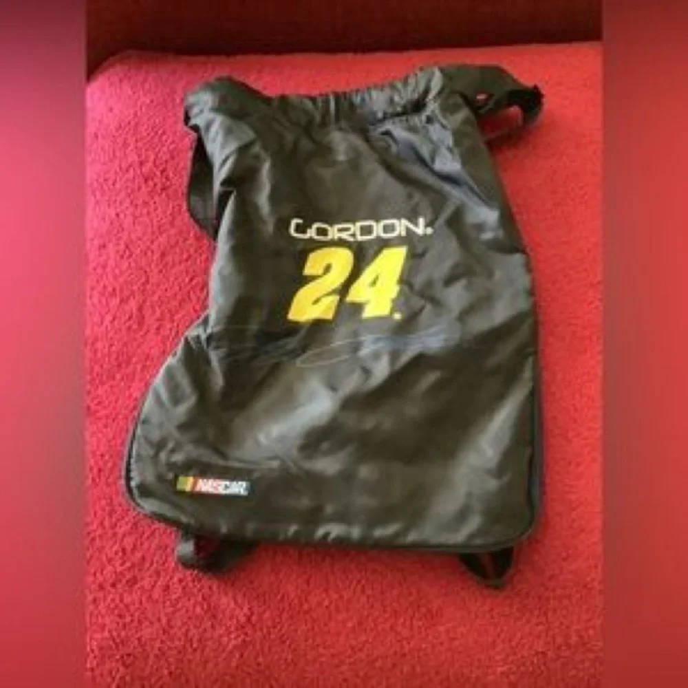 24 Black Drawstring Backpack
